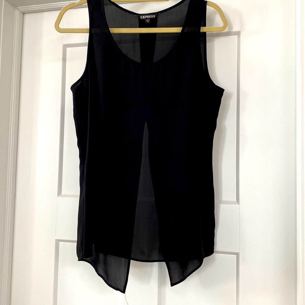 Express open back dress tank